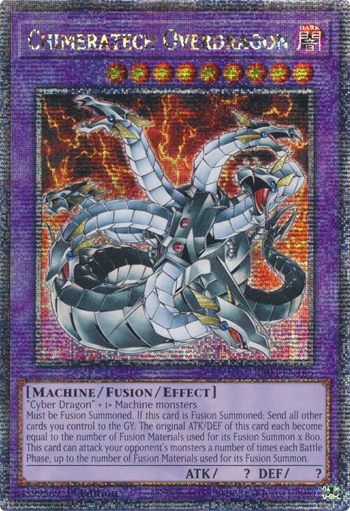 Chimeratech Overdragon (Quarter Century Secret Rare) [RA03-EN166] Quarter Century Secret Rare | Mega City Incorporated