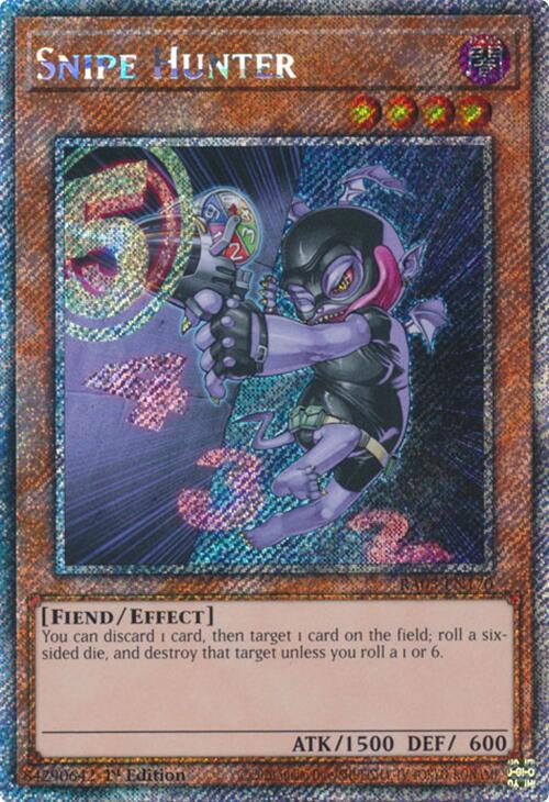 Snipe Hunter (Platinum Secret Rare) [RA03-EN170] Platinum Secret Rare | Mega City Incorporated