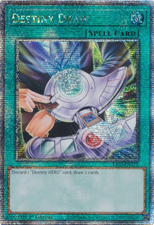 Destiny Draw (Quarter Century Secret Rare) [RA03-EN173] Quarter Century Secret Rare | Mega City Incorporated