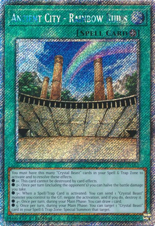 Ancient City - Rainbow Ruins (Platinum Secret Rare) [RA03-EN181] Platinum Secret Rare | Mega City Incorporated