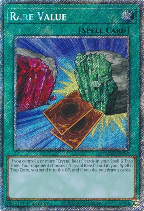 Rare Value (Platinum Secret Rare) [RA03-EN182] Platinum Secret Rare | Mega City Incorporated