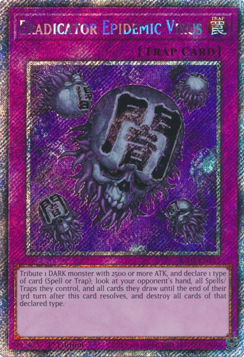 Eradicator Epidemic Virus (Platinum Secret Rare) [RA03-EN183] Platinum Secret Rare | Mega City Incorporated