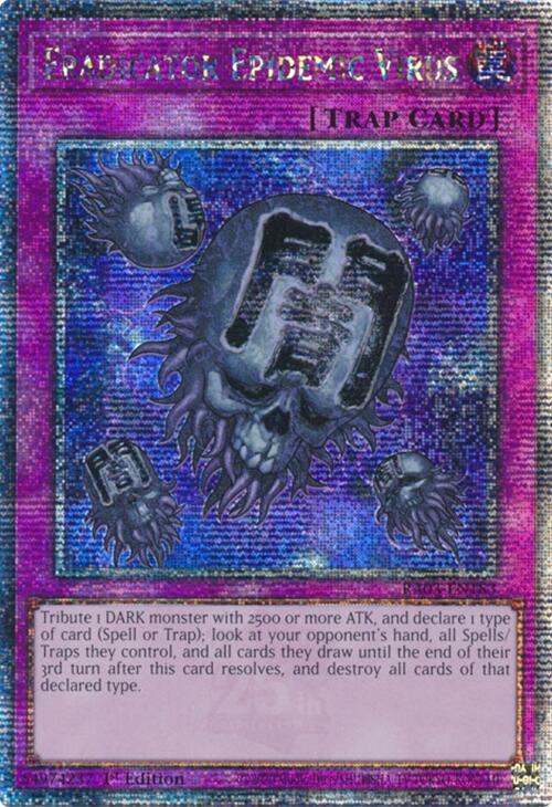 Eradicator Epidemic Virus (Quarter Century Secret Rare) [RA03-EN183] Quarter Century Secret Rare | Mega City Incorporated