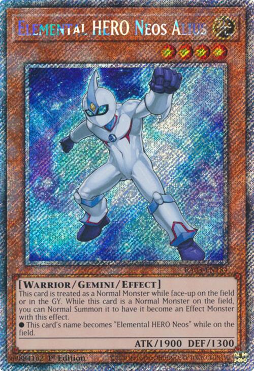 Elemental HERO Neos Alius (Platinum Secret Rare) [RA03-EN184] Platinum Secret Rare | Mega City Incorporated