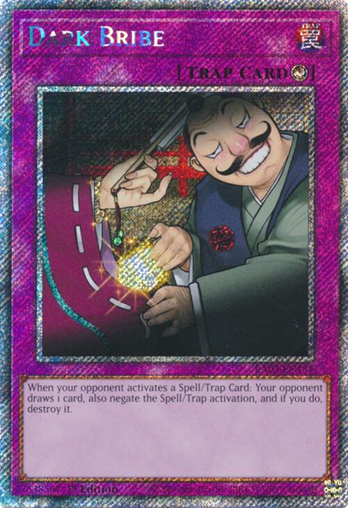 Dark Bribe (Platinum Secret Rare) [RA03-EN187] Platinum Secret Rare | Mega City Incorporated