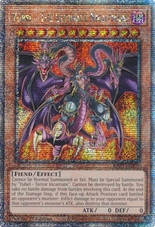 Yubel - The Ultimate Nightmare (Quarter Century Secret Rare) [RA03-EN191] Quarter Century Secret Rare | Mega City Incorporated