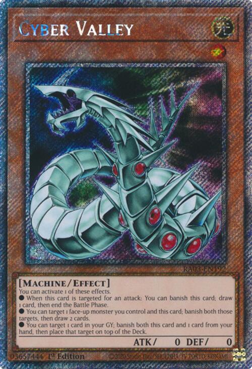 Cyber Valley (Platinum Secret Rare) [RA03-EN192] Platinum Secret Rare | Mega City Incorporated