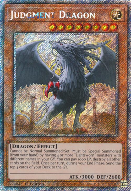 Judgment Dragon (Platinum Secret Rare) [RA03-EN196] Platinum Secret Rare | Mega City Incorporated