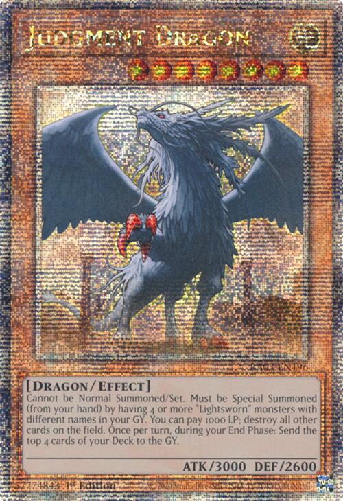 Judgment Dragon (Quarter Century Secret Rare) [RA03-EN196] Quarter Century Secret Rare | Mega City Incorporated