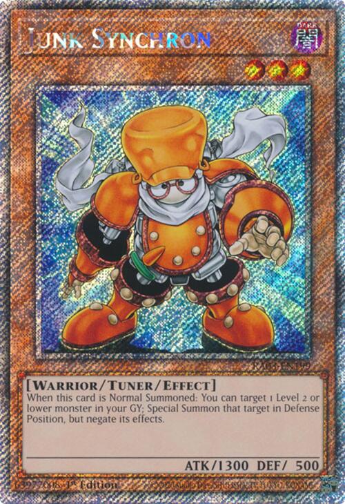 Junk Synchron (Platinum Secret Rare) [RA03-EN199] Platinum Secret Rare | Mega City Incorporated