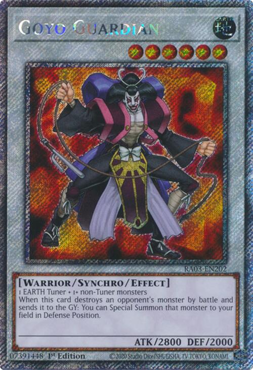 Goyo Guardian (Platinum Secret Rare) [RA03-EN202] Platinum Secret Rare | Mega City Incorporated