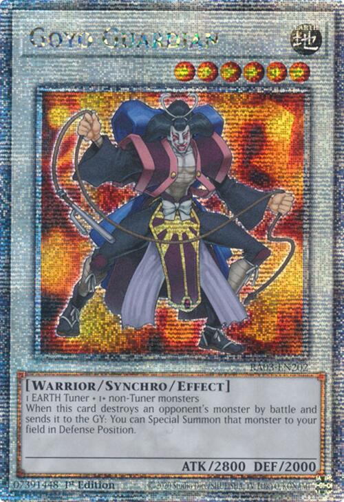 Goyo Guardian (Quarter Century Secret Rare) [RA03-EN202] Quarter Century Secret Rare | Mega City Incorporated