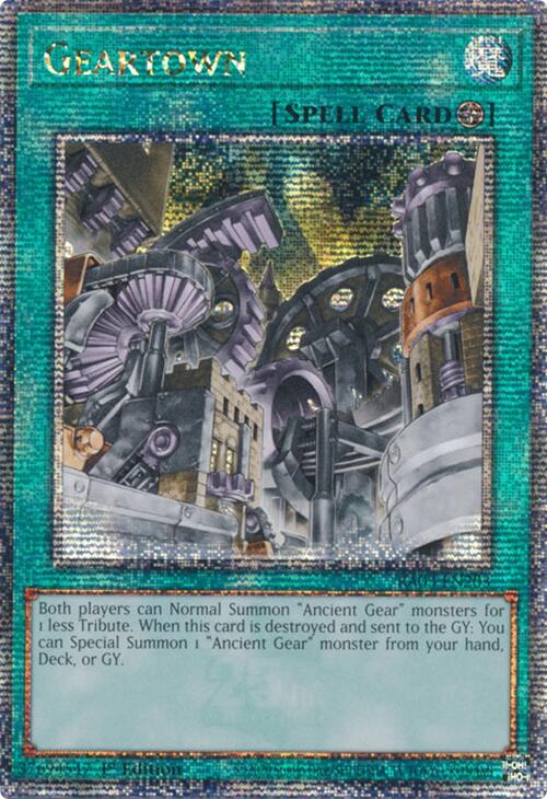 Geartown (Quarter Century Secret Rare) [RA03-EN203] Quarter Century Secret Rare | Mega City Incorporated