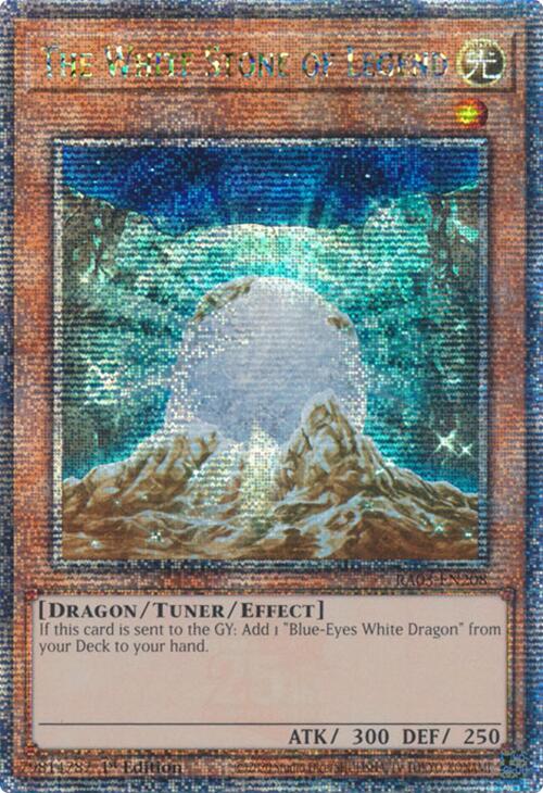 The White Stone of Legend (Quarter Century Secret Rare) [RA03-EN208] Quarter Century Secret Rare | Mega City Incorporated