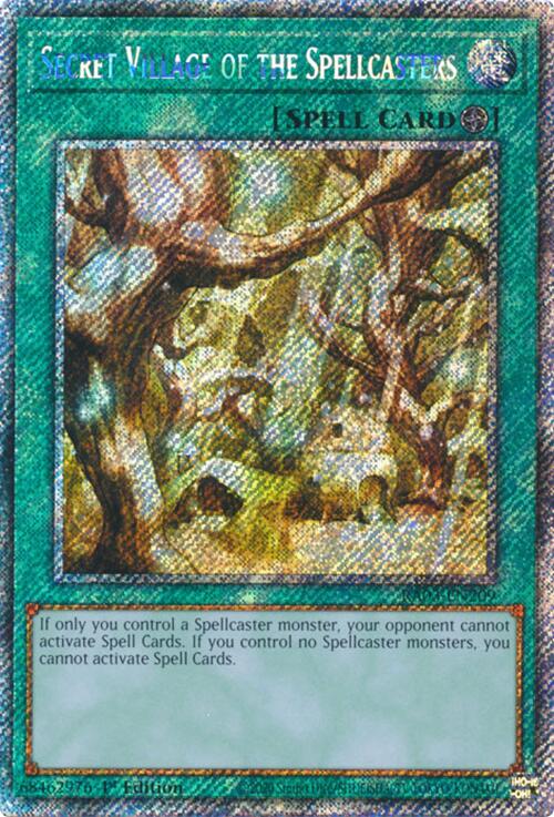Secret Village of the Spellcasters (Platinum Secret Rare) [RA03-EN209] Platinum Secret Rare | Mega City Incorporated