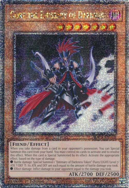 Gorz the Emissary of Darkness (Quarter Century Secret Rare) [RA03-EN210] Quarter Century Secret Rare | Mega City Incorporated