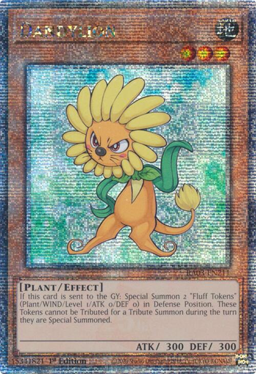 Dandylion (Quarter Century Secret Rare) [RA03-EN211] Quarter Century Secret Rare | Mega City Incorporated