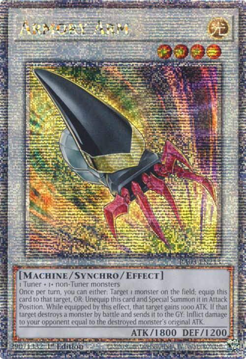 Armory Arm (Quarter Century Secret Rare) [RA03-EN213] Quarter Century Secret Rare | Mega City Incorporated