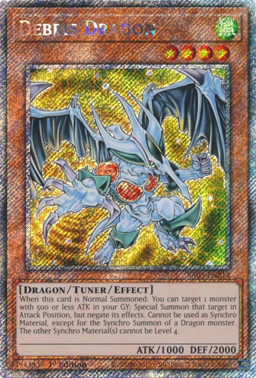 Debris Dragon (Platinum Secret Rare) [RA03-EN214] Platinum Secret Rare | Mega City Incorporated