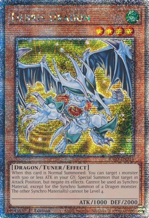 Debris Dragon (Quarter Century Secret Rare) [RA03-EN214] Quarter Century Secret Rare | Mega City Incorporated