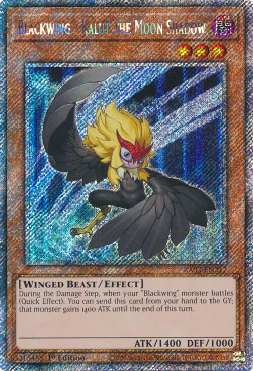 Blackwing - Kalut the Moon Shadow (Platinum Secret Rare) [RA03-EN217] Platinum Secret Rare | Mega City Incorporated