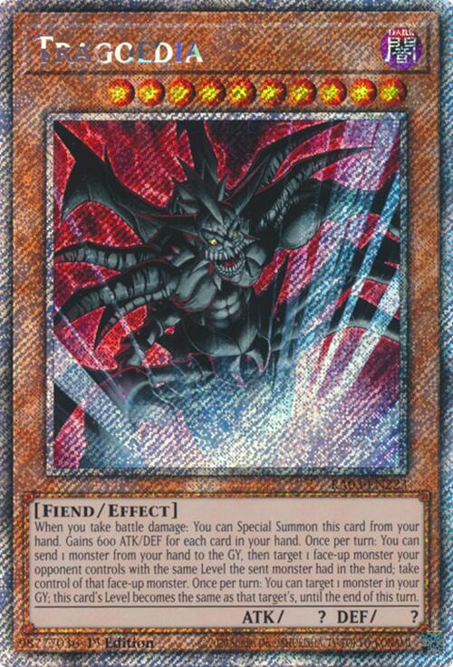 Tragoedia (Platinum Secret Rare) [RA03-EN223] Platinum Secret Rare | Mega City Incorporated