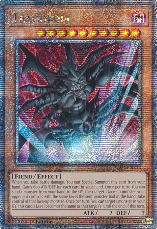 Tragoedia (Quarter Century Secret Rare) [RA03-EN223] Quarter Century Secret Rare | Mega City Incorporated