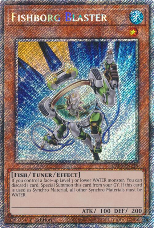 Fishborg Blaster (Platinum Secret Rare) [RA03-EN225] Platinum Secret Rare | Mega City Incorporated