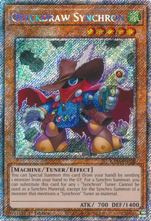 Quickdraw Synchron (Platinum Secret Rare) [RA03-EN228] Platinum Secret Rare | Mega City Incorporated