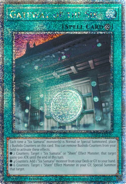 Gateway of the Six (Quarter Century Secret Rare) [RA03-EN229] Quarter Century Secret Rare | Mega City Incorporated