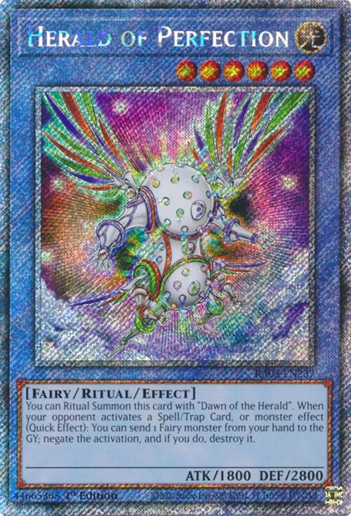 Herald of Perfection (Platinum Secret Rare) [RA03-EN237] Platinum Secret Rare | Mega City Incorporated