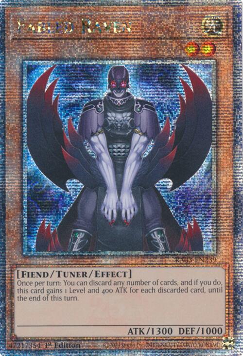 Fabled Raven (Quarter Century Secret Rare) [RA03-EN239] Quarter Century Secret Rare | Mega City Incorporated