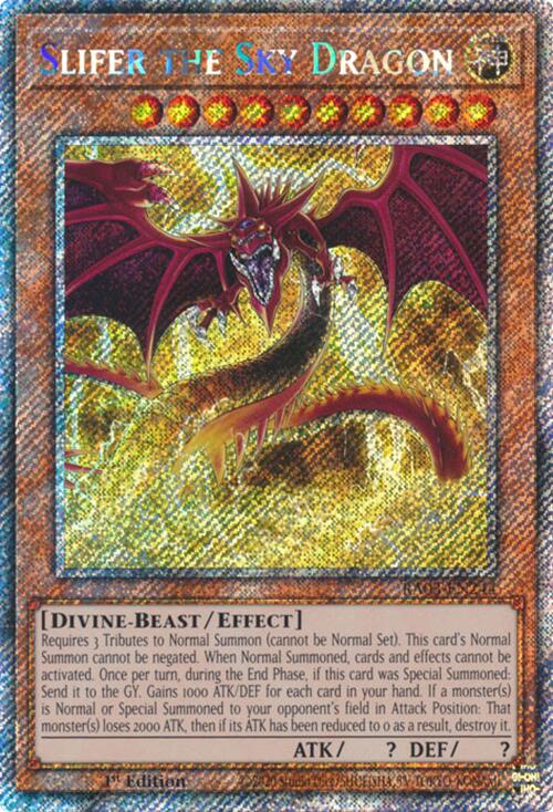 Slifer the Sky Dragon (Platinum Secret Rare) [RA03-EN244] Platinum Secret Rare | Mega City Incorporated