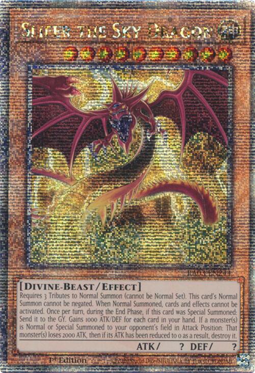 Slifer the Sky Dragon (Quarter Century Secret Rare) [RA03-EN244] Quarter Century Secret Rare | Mega City Incorporated