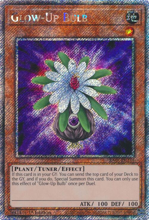 Glow-Up Bulb (Platinum Secret Rare) [RA03-EN245] Platinum Secret Rare | Mega City Incorporated