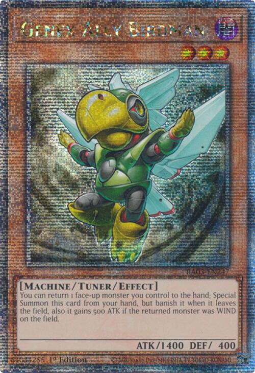 Genex Ally Birdman (Quarter Century Secret Rare) [RA03-EN247] Quarter Century Secret Rare | Mega City Incorporated