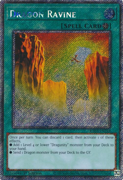 Dragon Ravine (Platinum Secret Rare) [RA03-EN248] Platinum Secret Rare | Mega City Incorporated