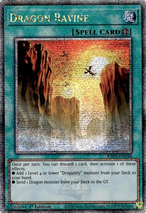 Dragon Ravine (Quarter Century Secret Rare) [RA03-EN248] Quarter Century Secret Rare | Mega City Incorporated