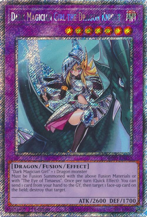 Dark Magician Girl the Dragon Knight (Platinum Secret Rare) [RA03-EN258] Platinum Secret Rare | Mega City Incorporated