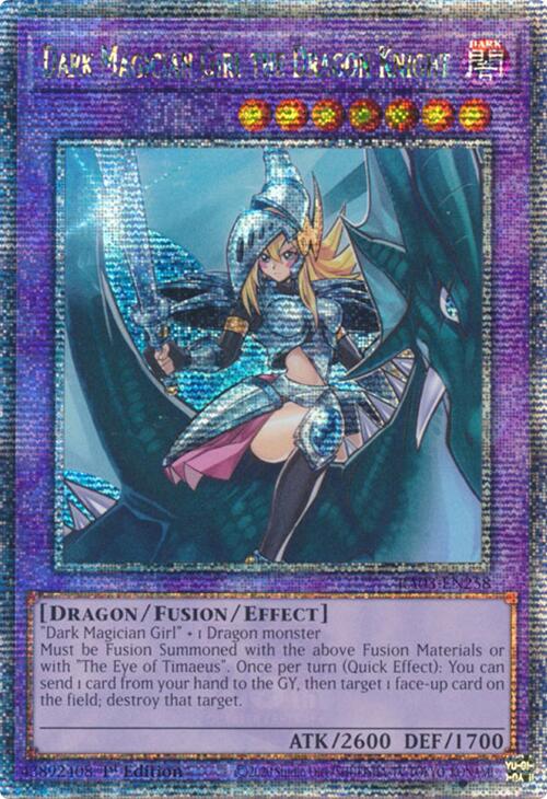 Dark Magician Girl the Dragon Knight (Quarter Century Secret Rare) [RA03-EN258] Quarter Century Secret Rare | Mega City Incorporated