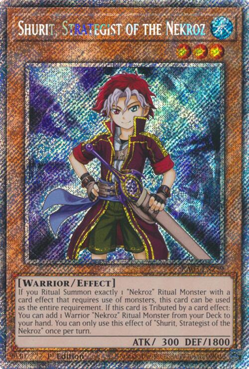 Shurit, Strategist of the Nekroz (Platinum Secret Rare) [RA03-EN259] Platinum Secret Rare | Mega City Incorporated