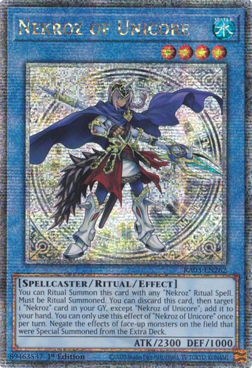 Nekroz of Unicore (Quarter Century Secret Rare) [RA03-EN262] Quarter Century Secret Rare | Mega City Incorporated