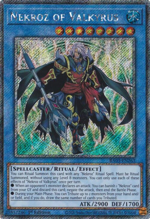 Nekroz of Valkyrus (Platinum Secret Rare) [RA03-EN263] Platinum Secret Rare | Mega City Incorporated