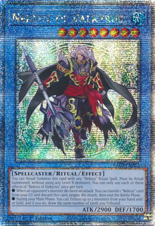 Nekroz of Valkyrus (Quarter Century Secret Rare) [RA03-EN263] Quarter Century Secret Rare | Mega City Incorporated