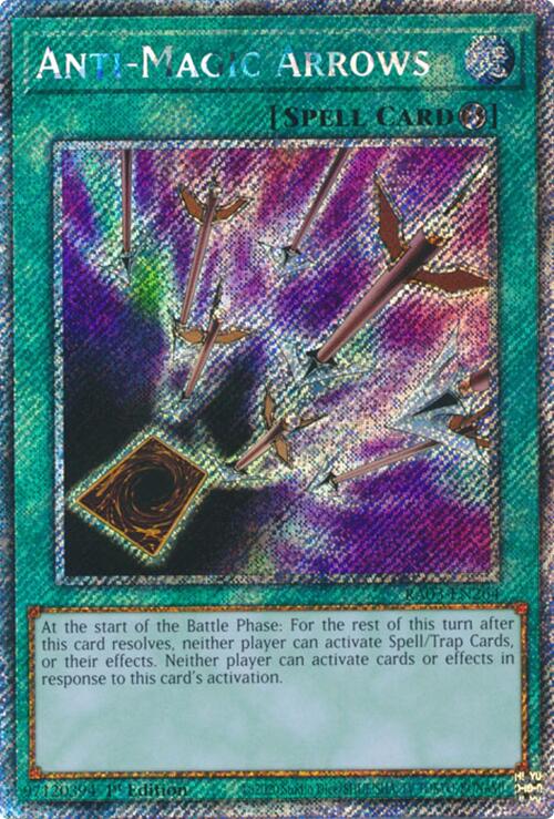 Anti-Magic Arrows (Platinum Secret Rare) [RA03-EN264] Platinum Secret Rare | Mega City Incorporated