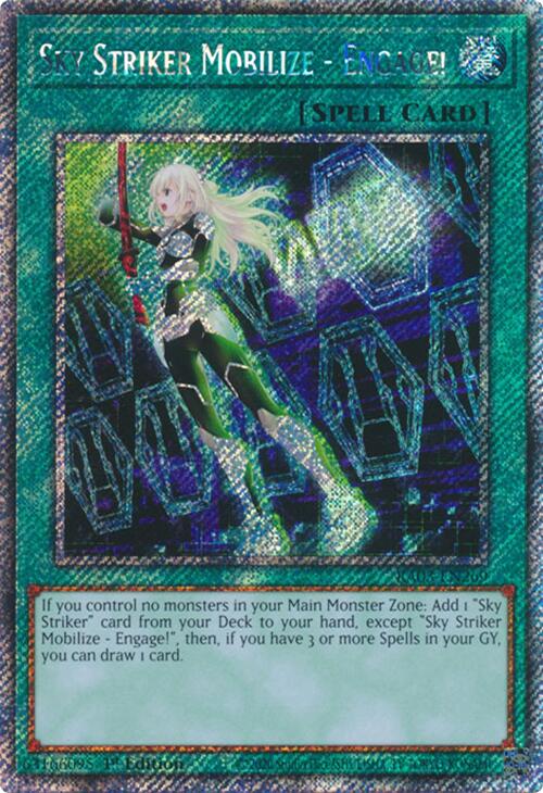 Sky Striker Mobilize - Engage! (Platinum Secret Rare) [RA03-EN269] Platinum Secret Rare | Mega City Incorporated