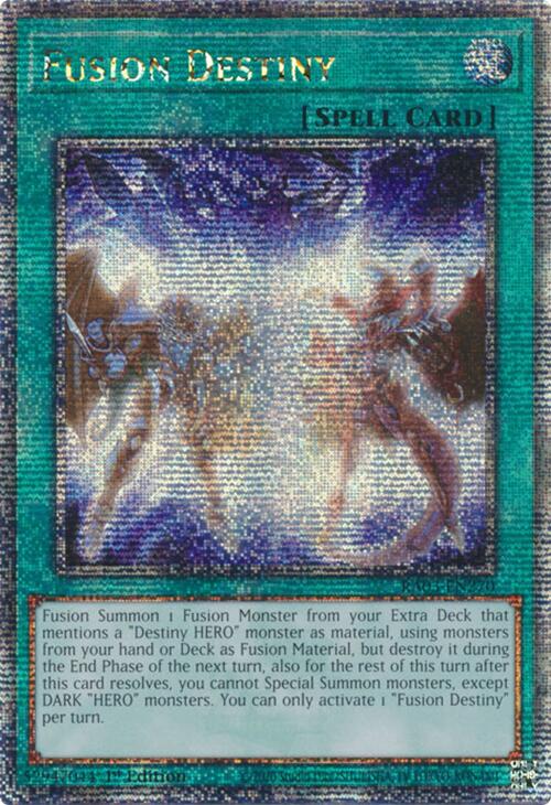 Fusion Destiny (Quarter Century Secret Rare) [RA03-EN270] Quarter Century Secret Rare | Mega City Incorporated