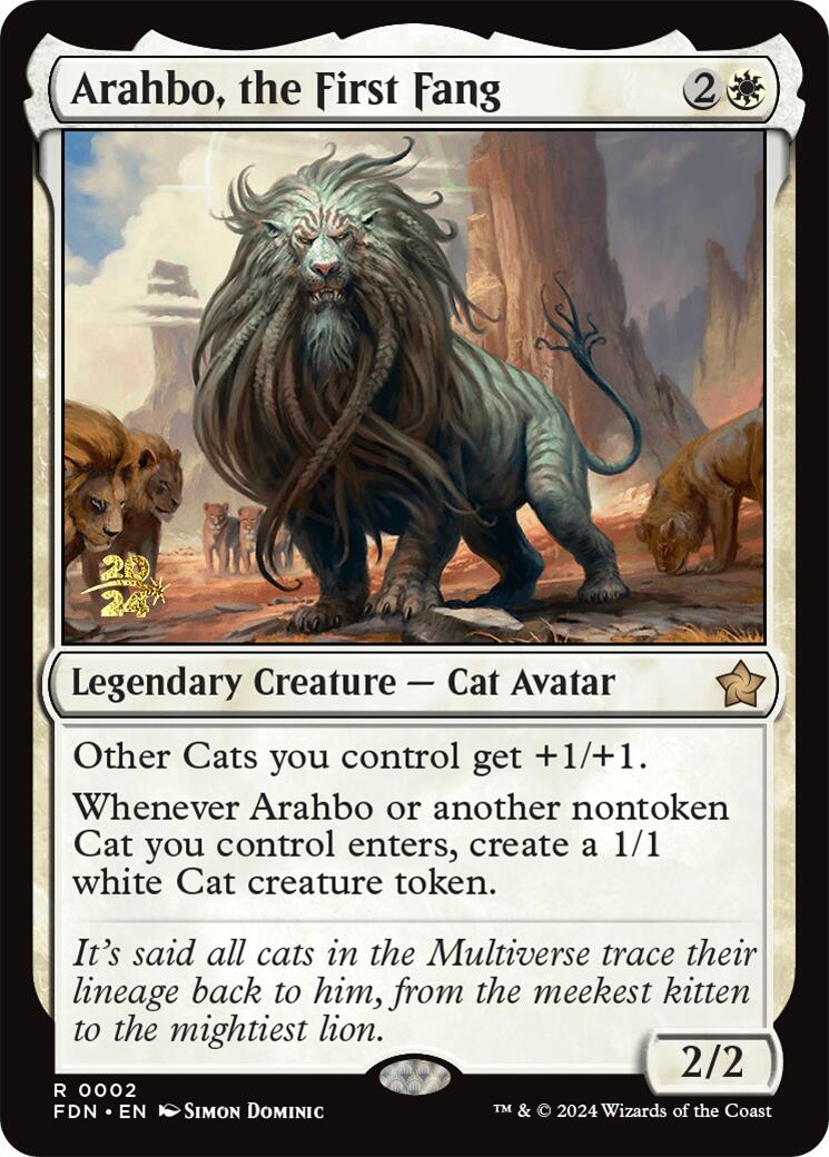 Arahbo, the First Fang [Foundations Prerelease Promos] | Mega City Incorporated