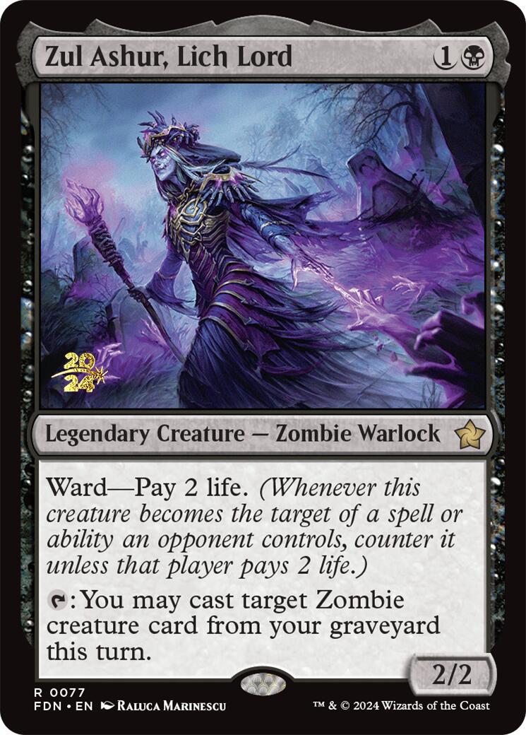 Zul Ashur, Lich Lord [Foundations Prerelease Promos] | Mega City Incorporated