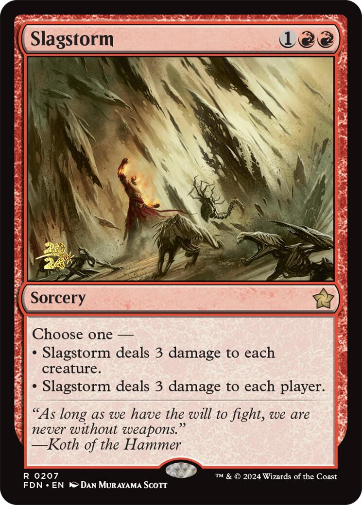 Slagstorm [Foundations Prerelease Promos] | Mega City Incorporated